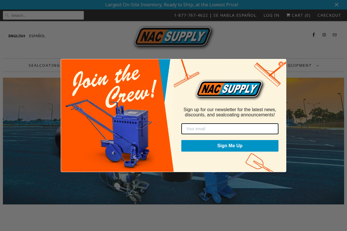 NAC Supply, Inc. homepage screenshot
