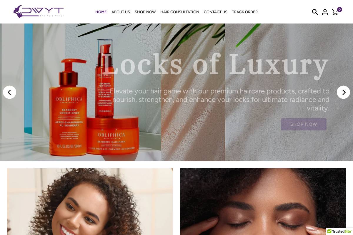 Nadine Branch homepage screenshot