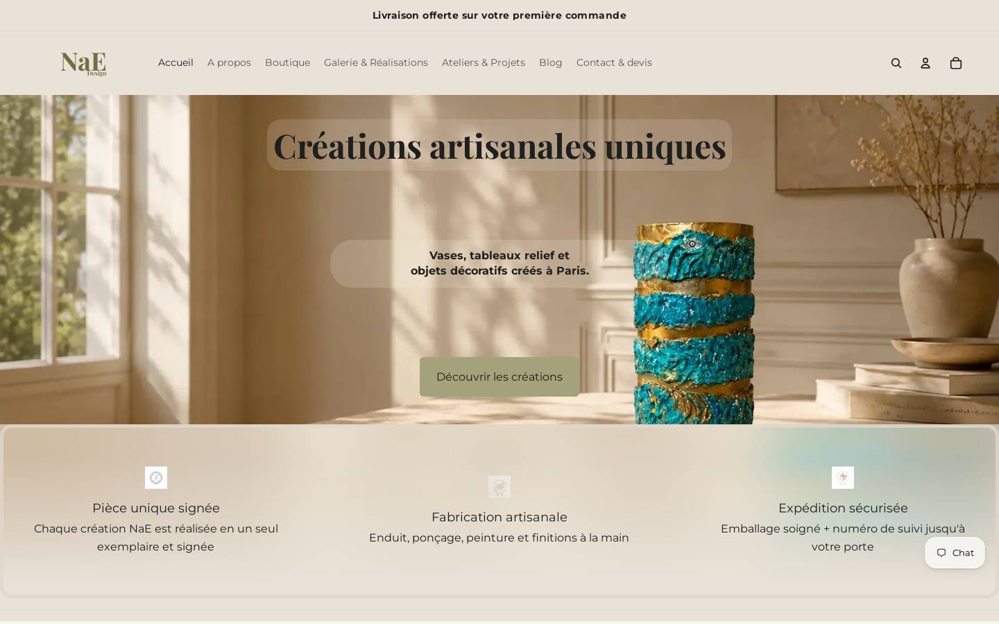 naedesign.net homepage screenshot
