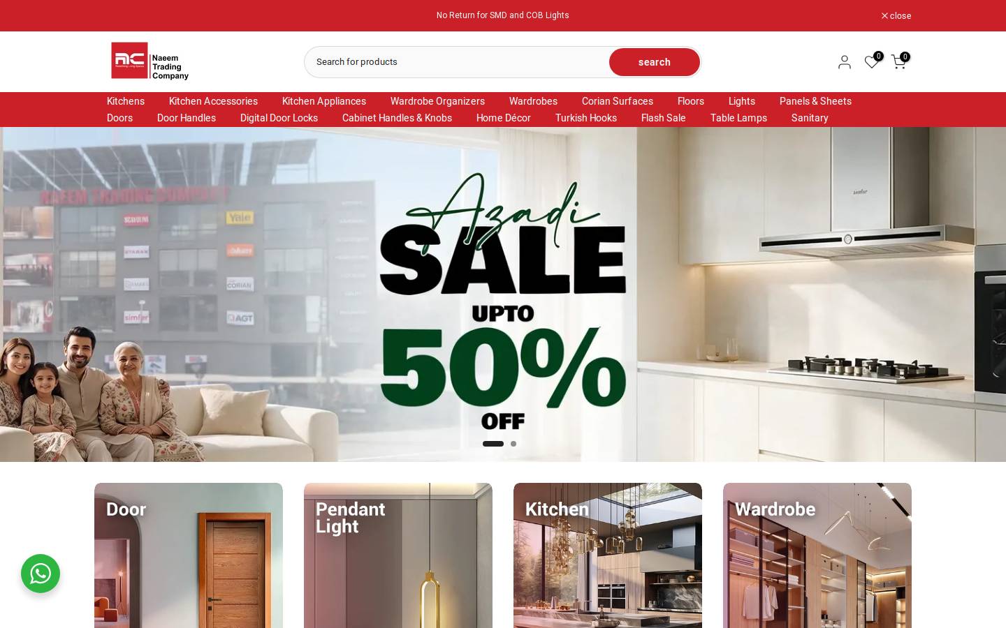 naeemtrading.com homepage screenshot