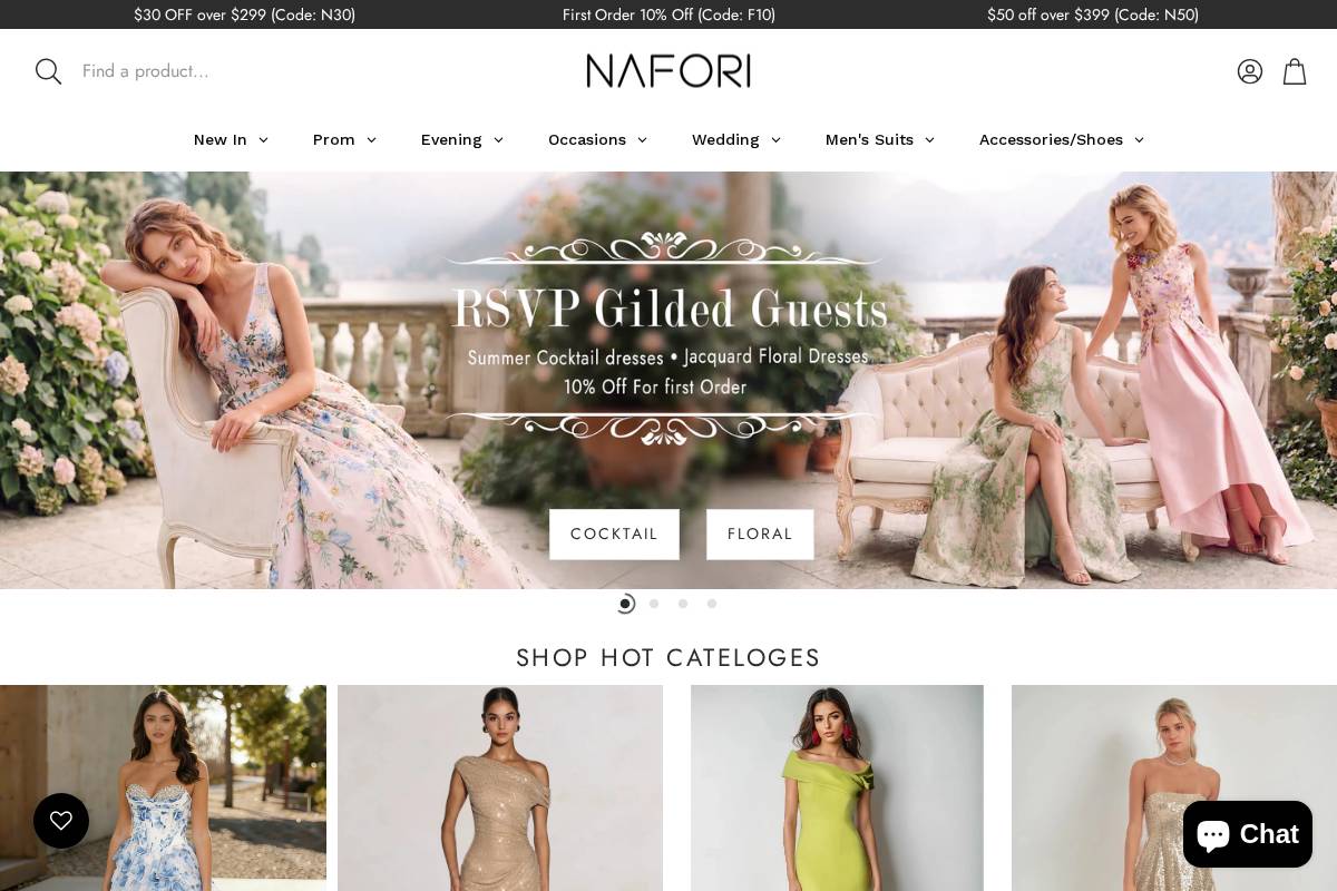nafori.com homepage screenshot