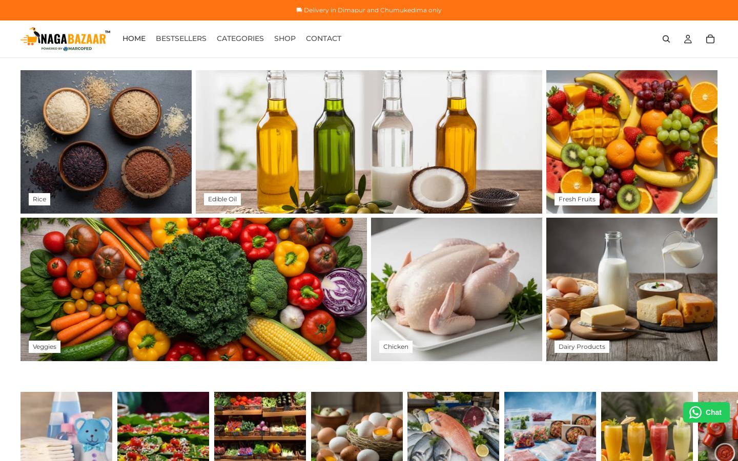 nagabazaar.com homepage screenshot