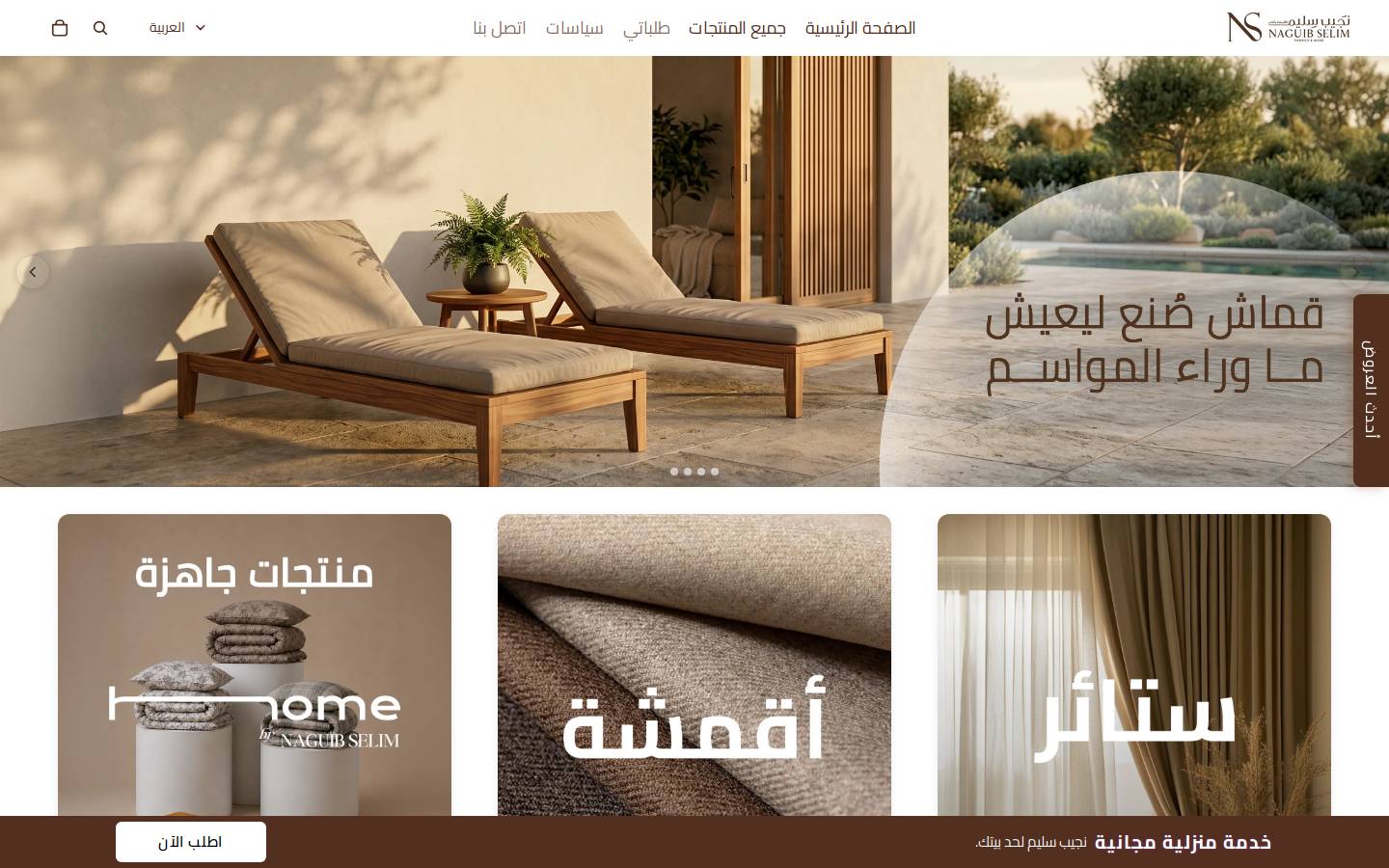 naguibselim.com homepage screenshot