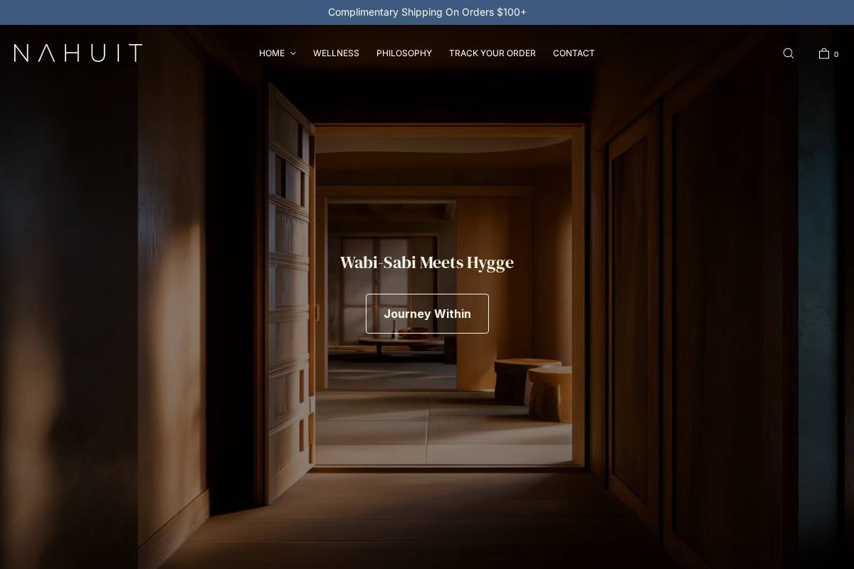 Nahuit homepage screenshot
