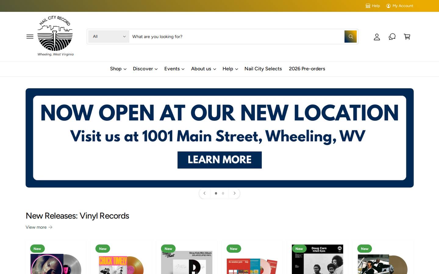 nailcityrecord.com homepage screenshot