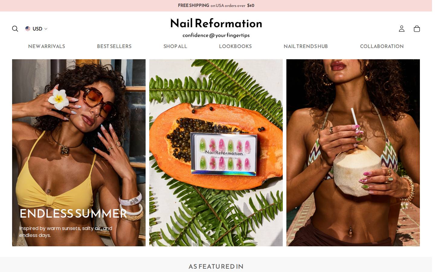 nailreformation.com homepage screenshot