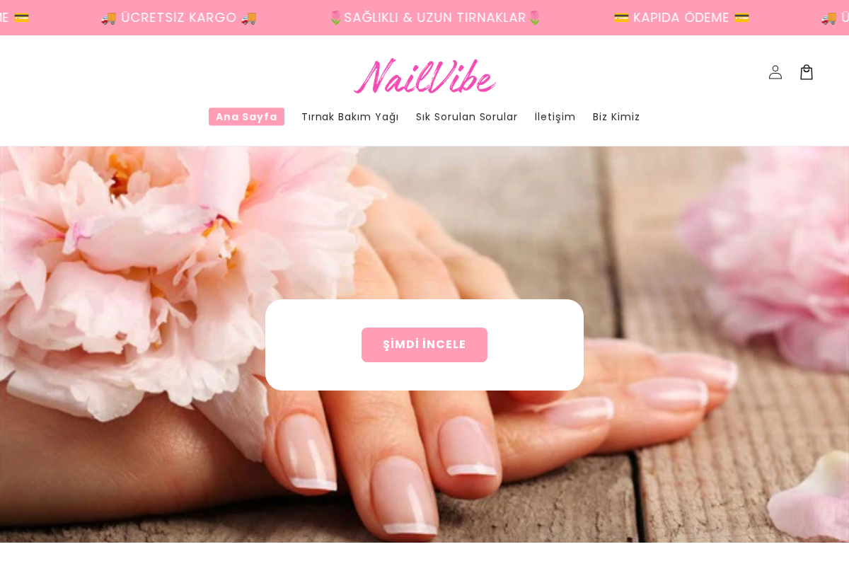 NailVibe homepage screenshot