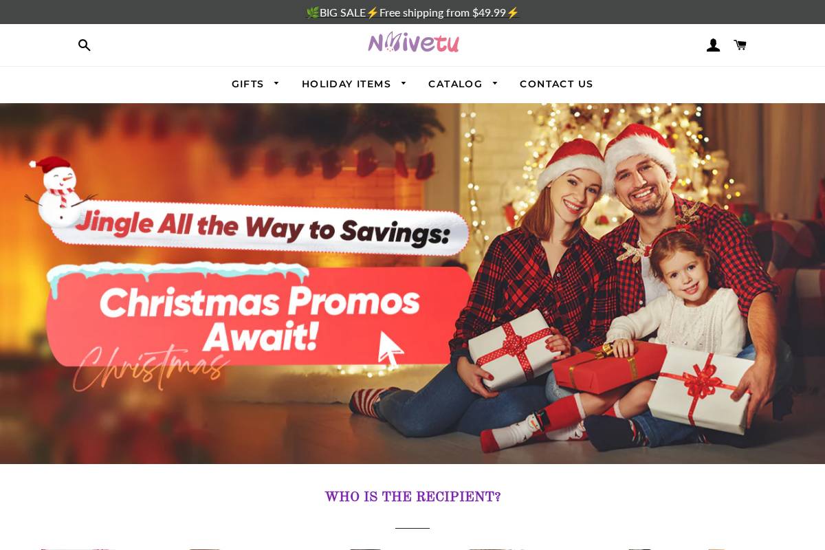 Naivetu homepage screenshot