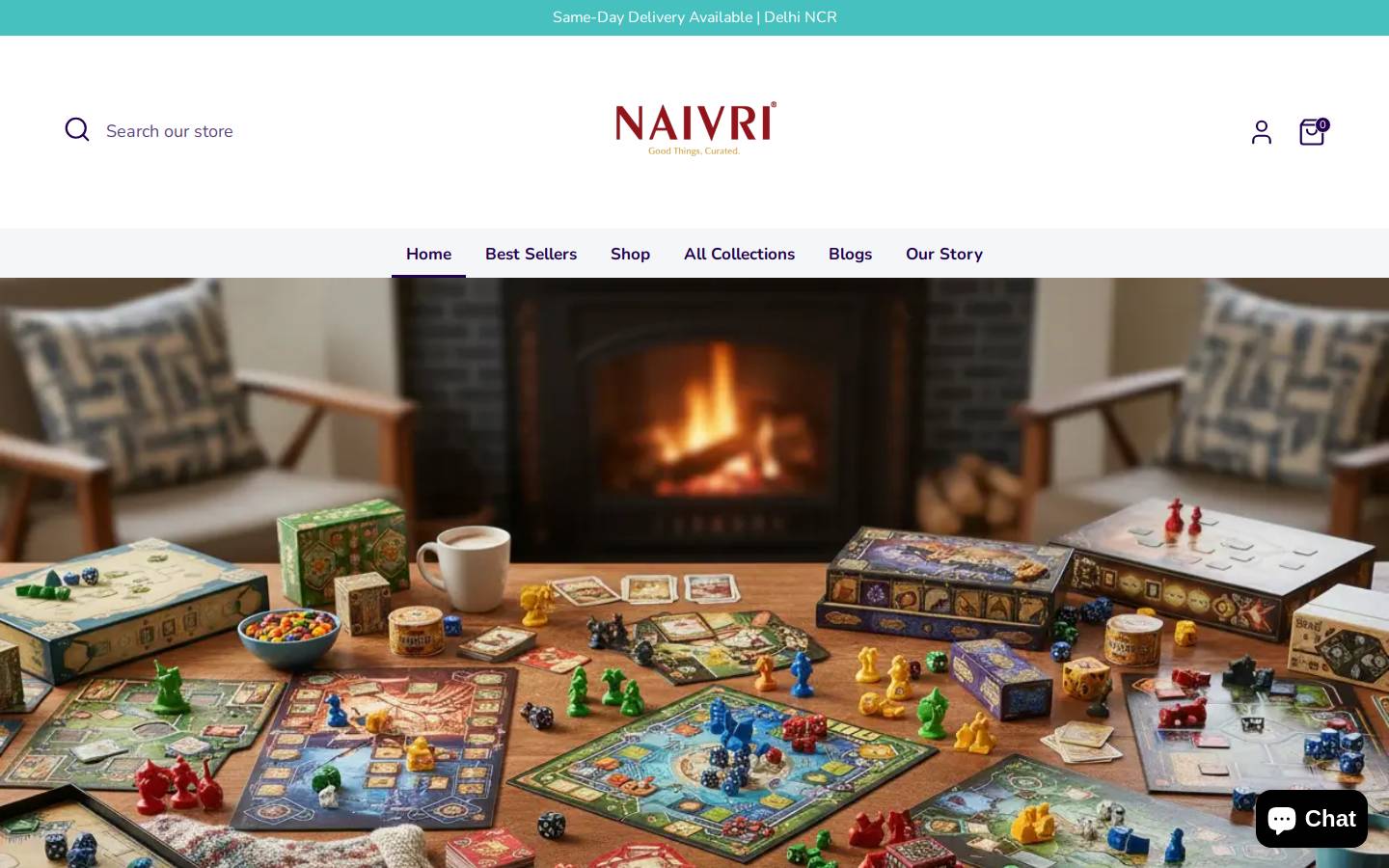 naivri.in homepage screenshot
