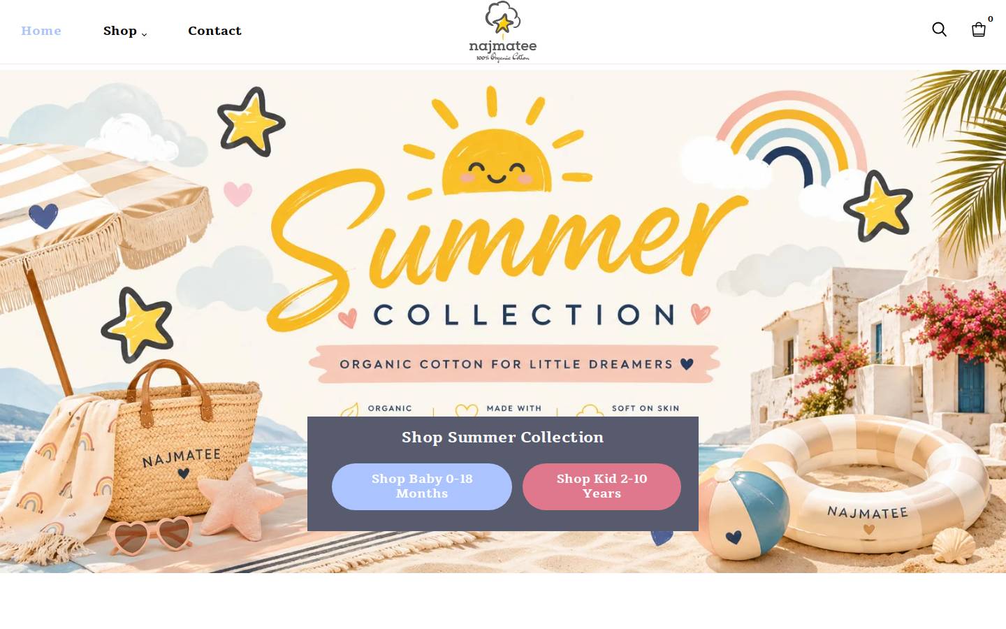 najmatee.com homepage screenshot