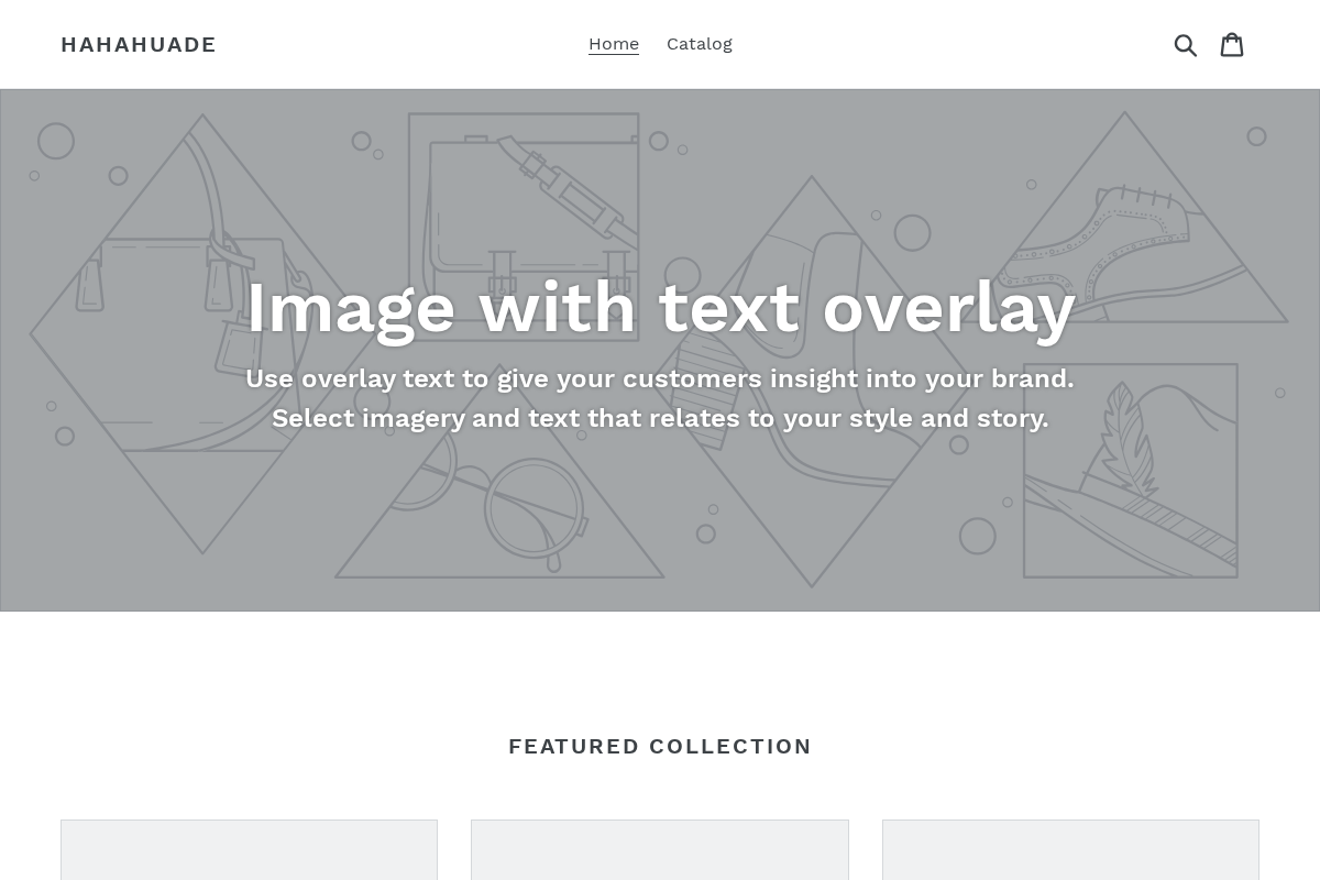 hahahuade homepage screenshot
