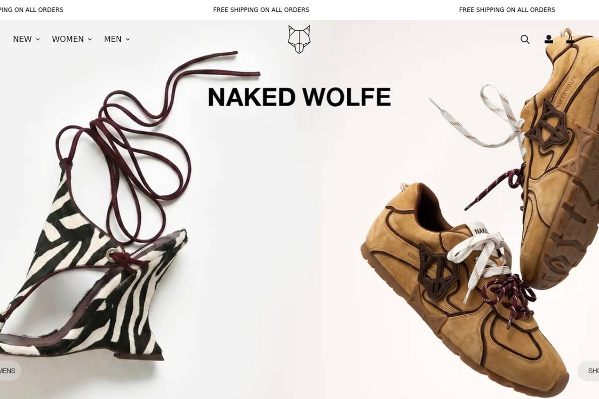 nakedwolfe.com homepage screenshot