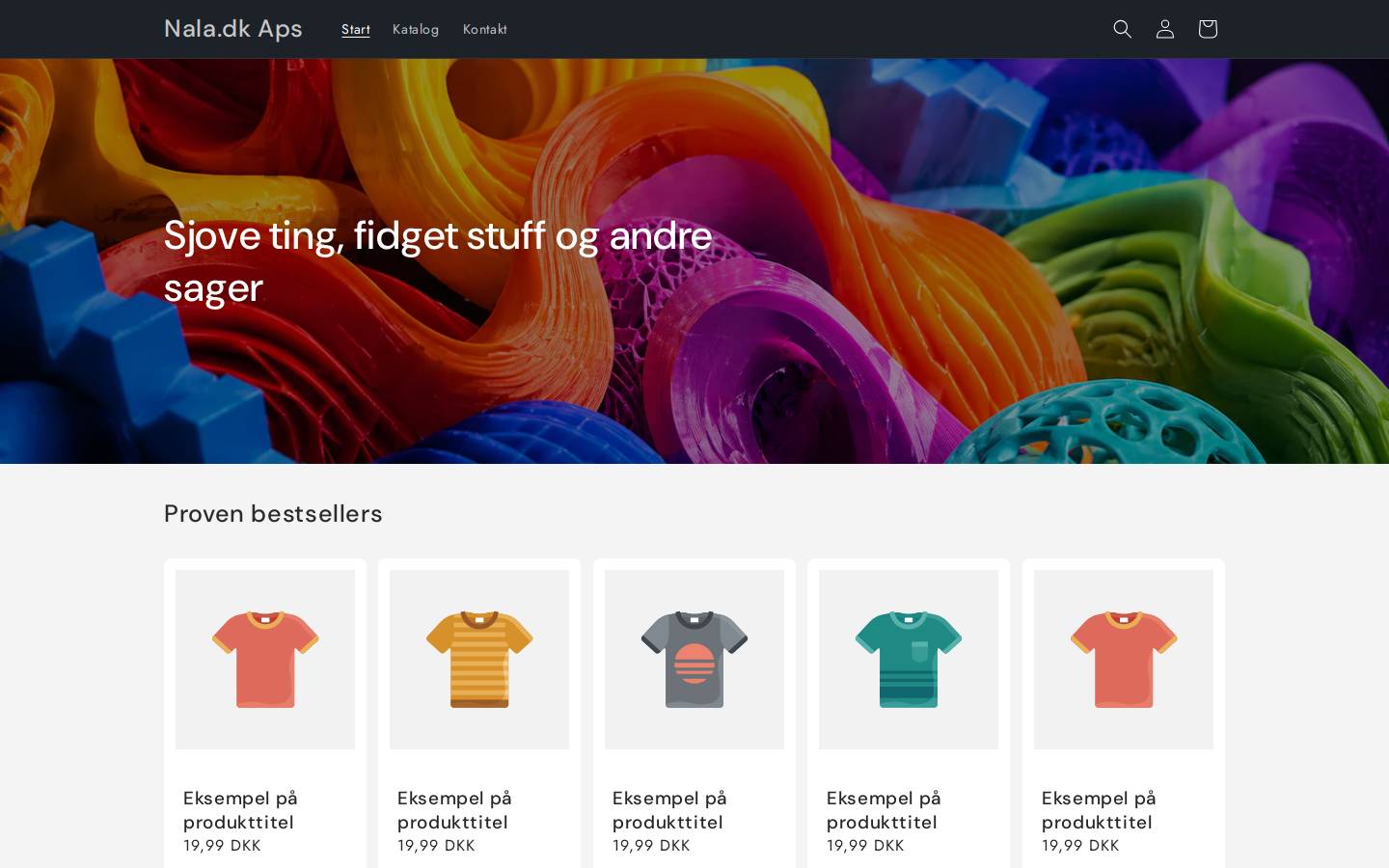 Nala homepage screenshot