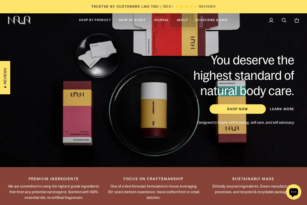 nalacare.com homepage screenshot