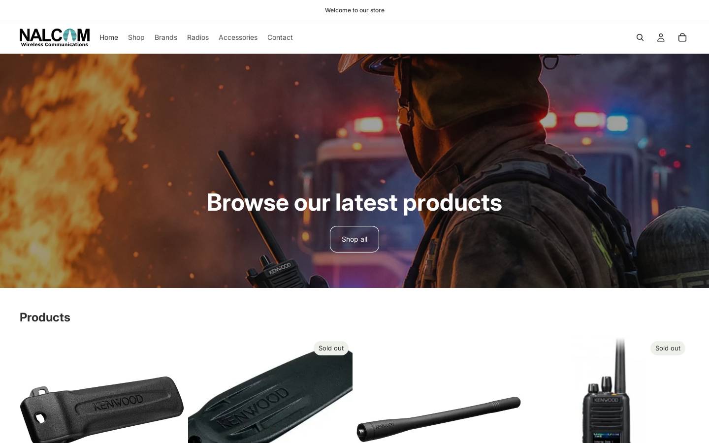 nalcomconnect.com homepage screenshot