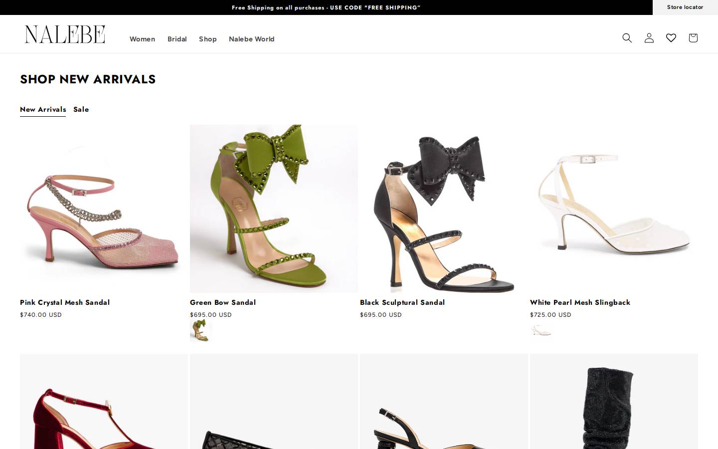 nalebeofficial.com homepage screenshot