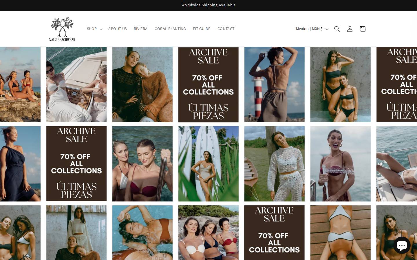 nalumexico.com homepage screenshot