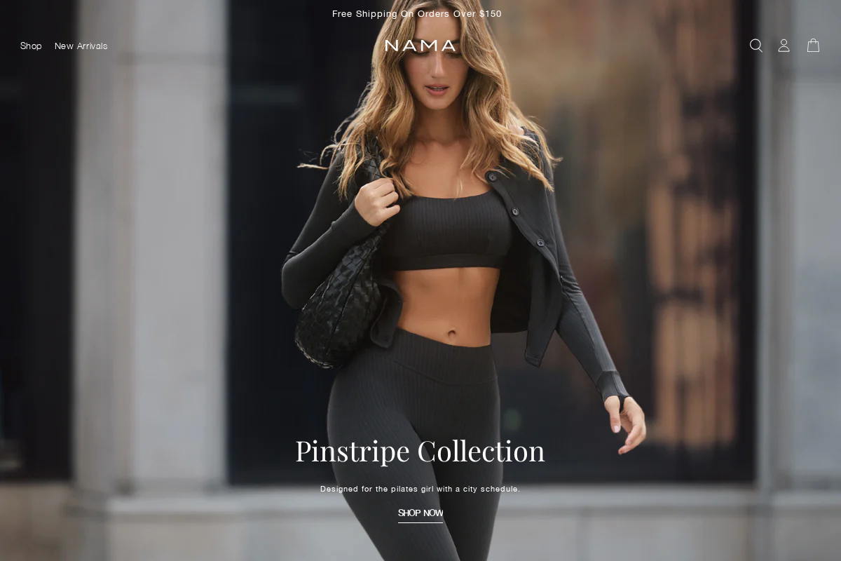 Namaclo homepage screenshot