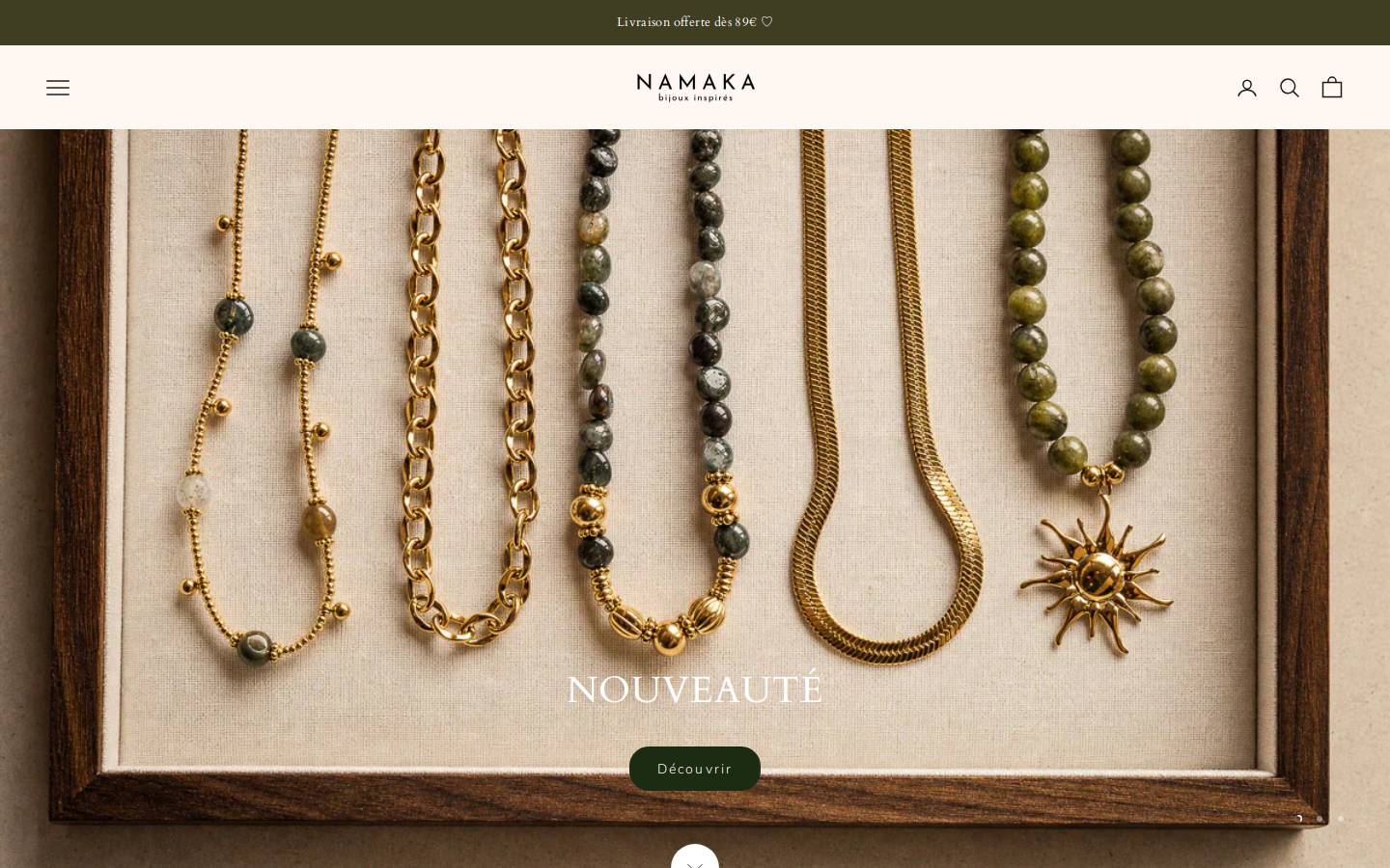namaka.fr homepage screenshot