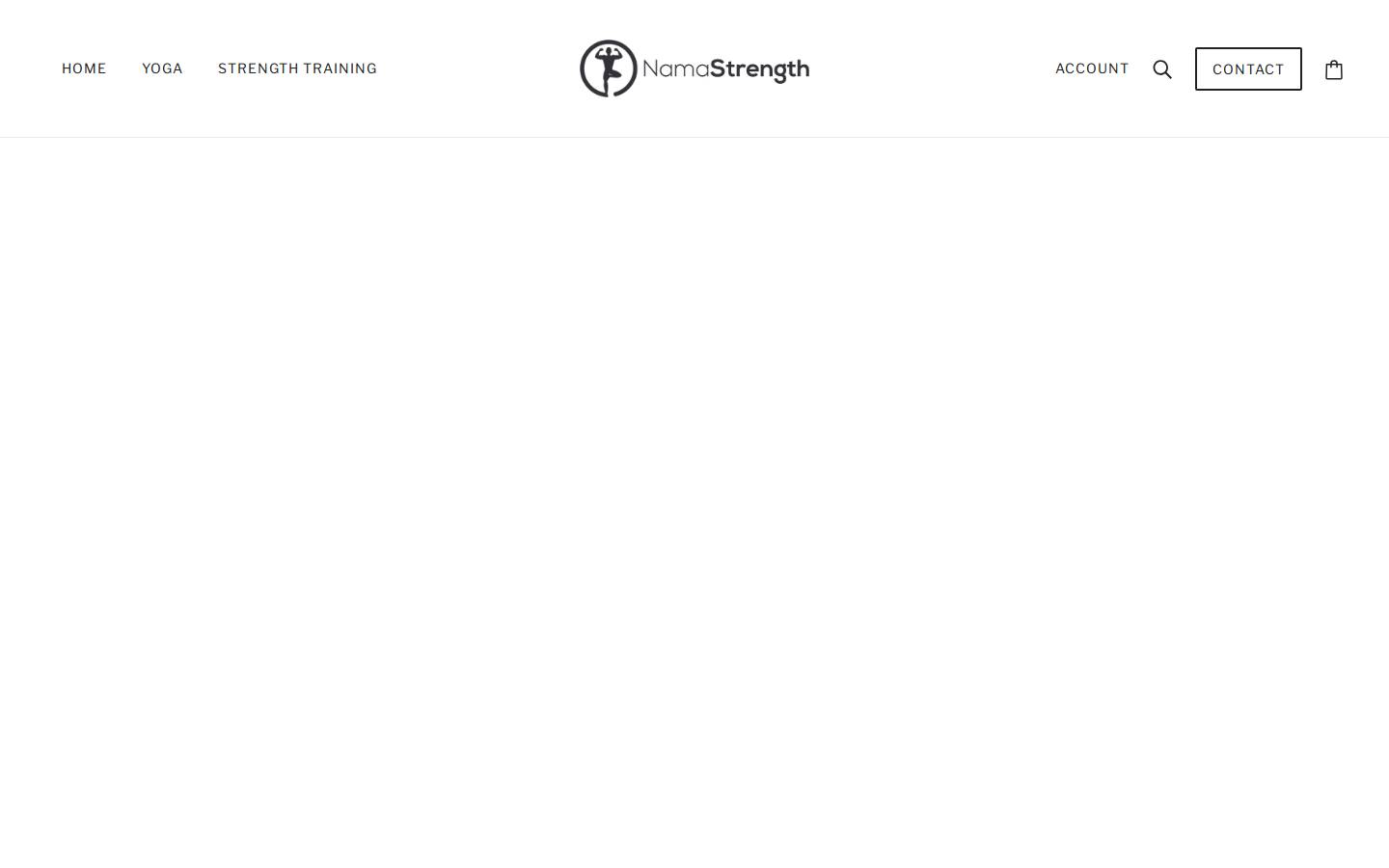namastrength.com homepage screenshot