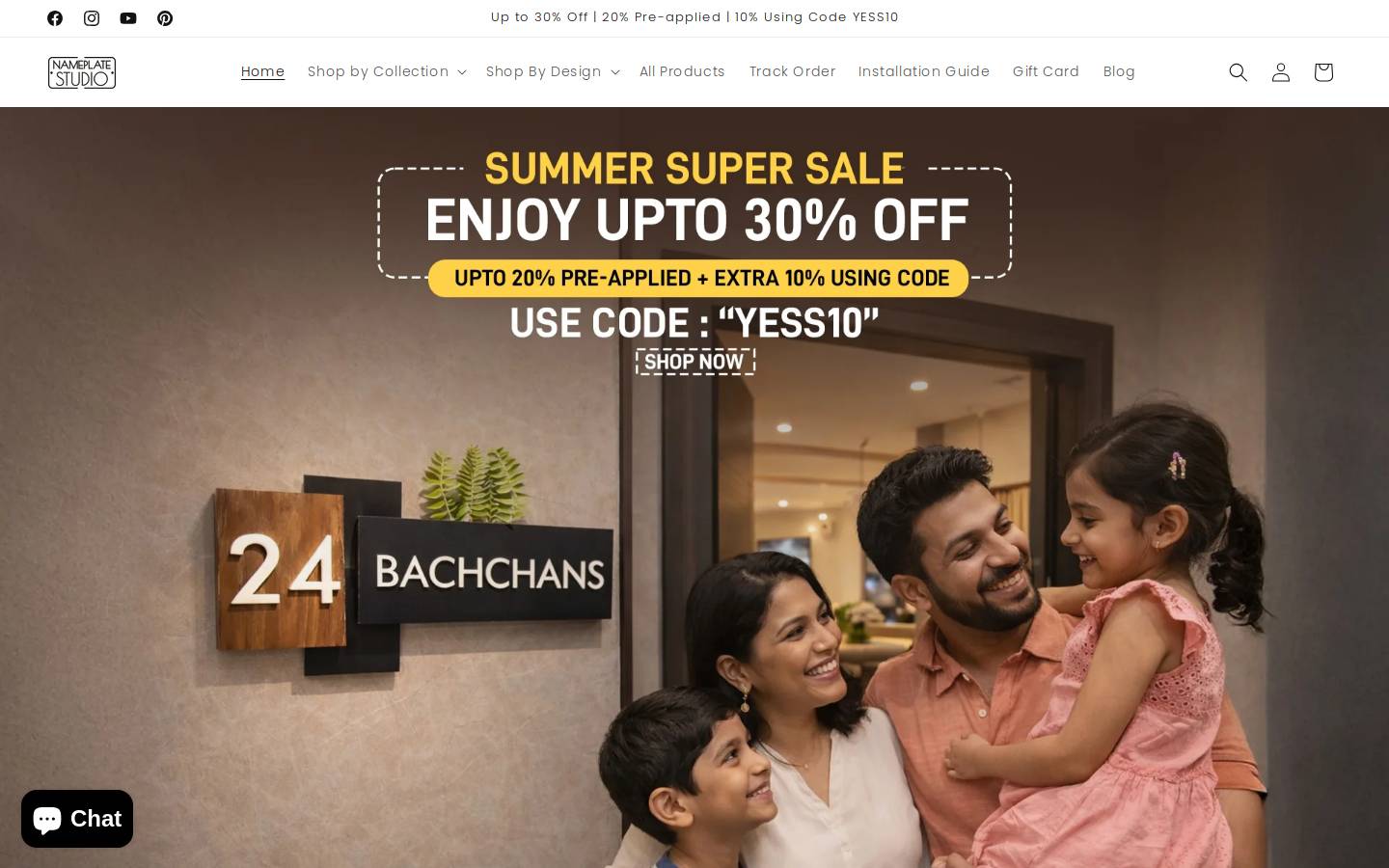 nameplate.studio homepage screenshot
