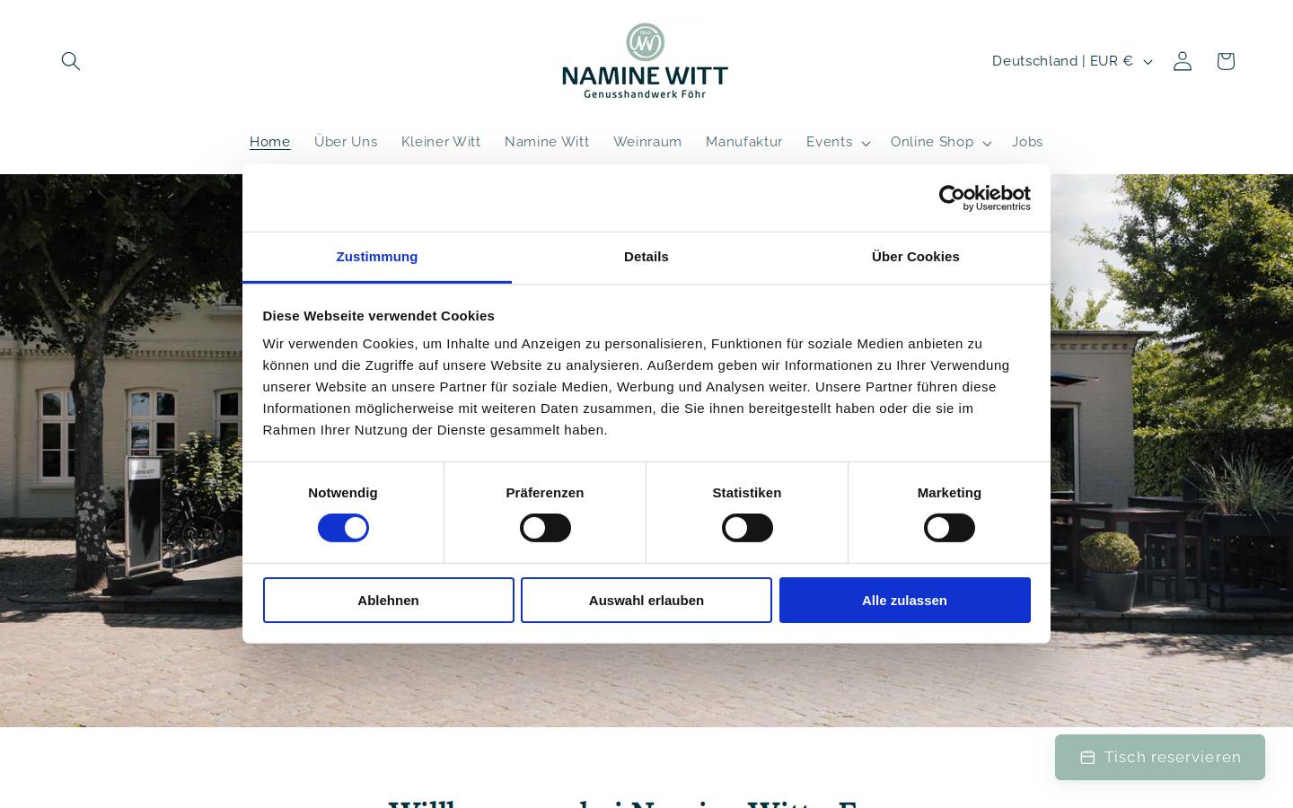 naminewitt.de homepage screenshot