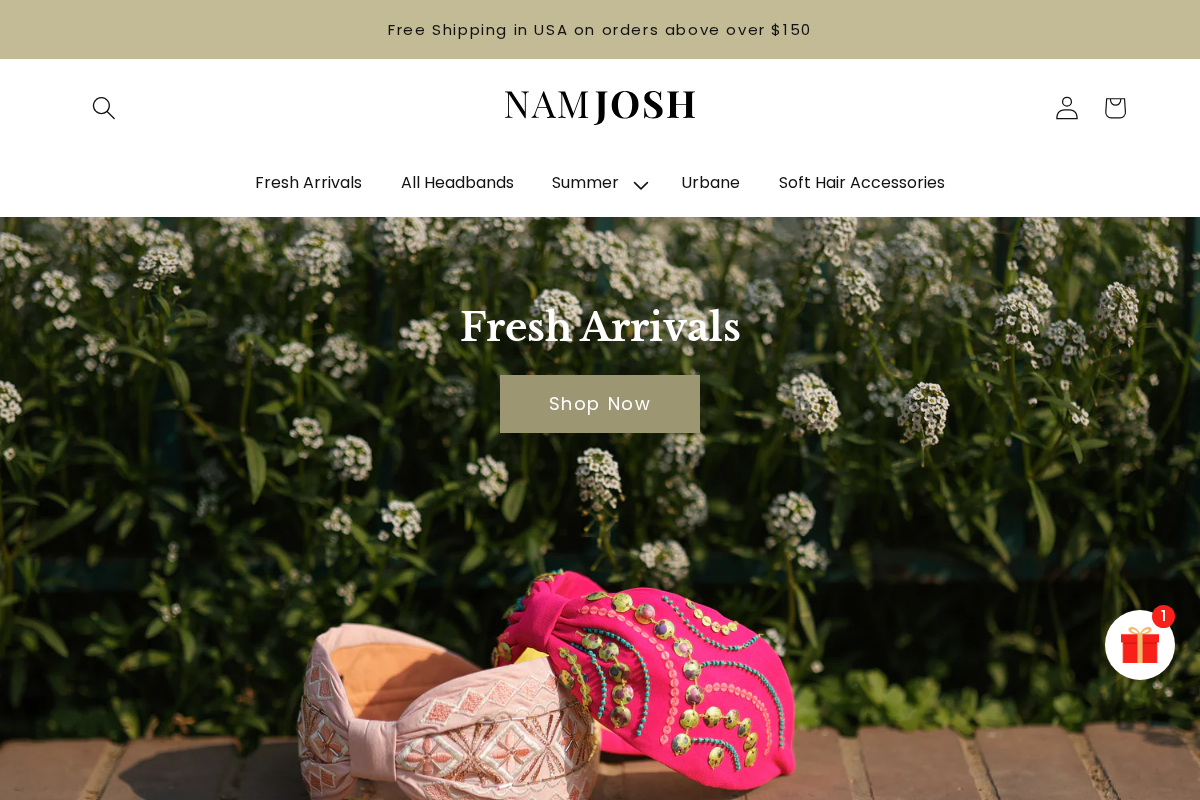 Namjosh homepage screenshot