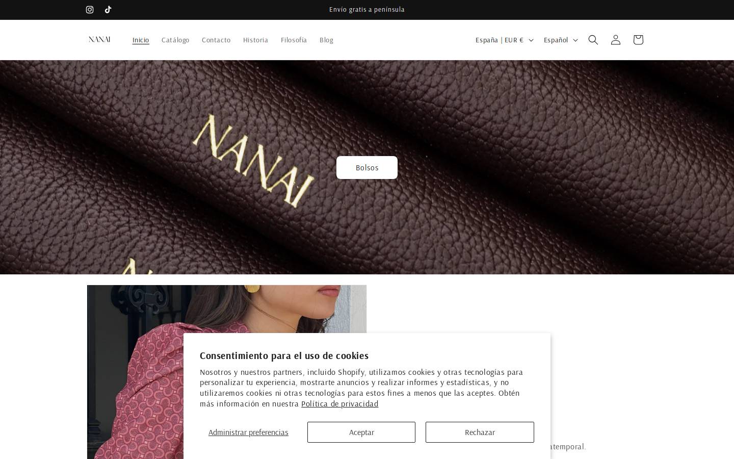nanai.es homepage screenshot
