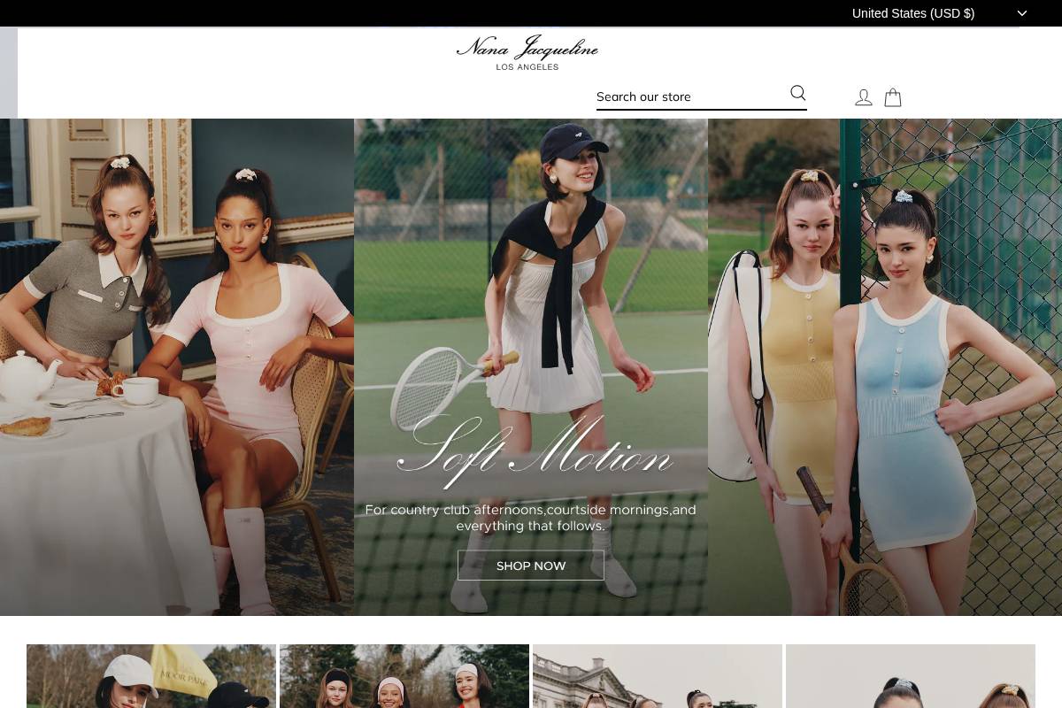 nanajacqueline.com homepage screenshot