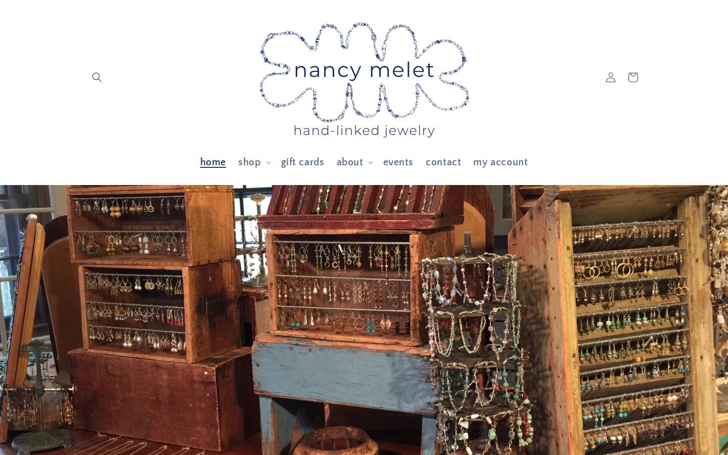 nancymelet.com homepage screenshot