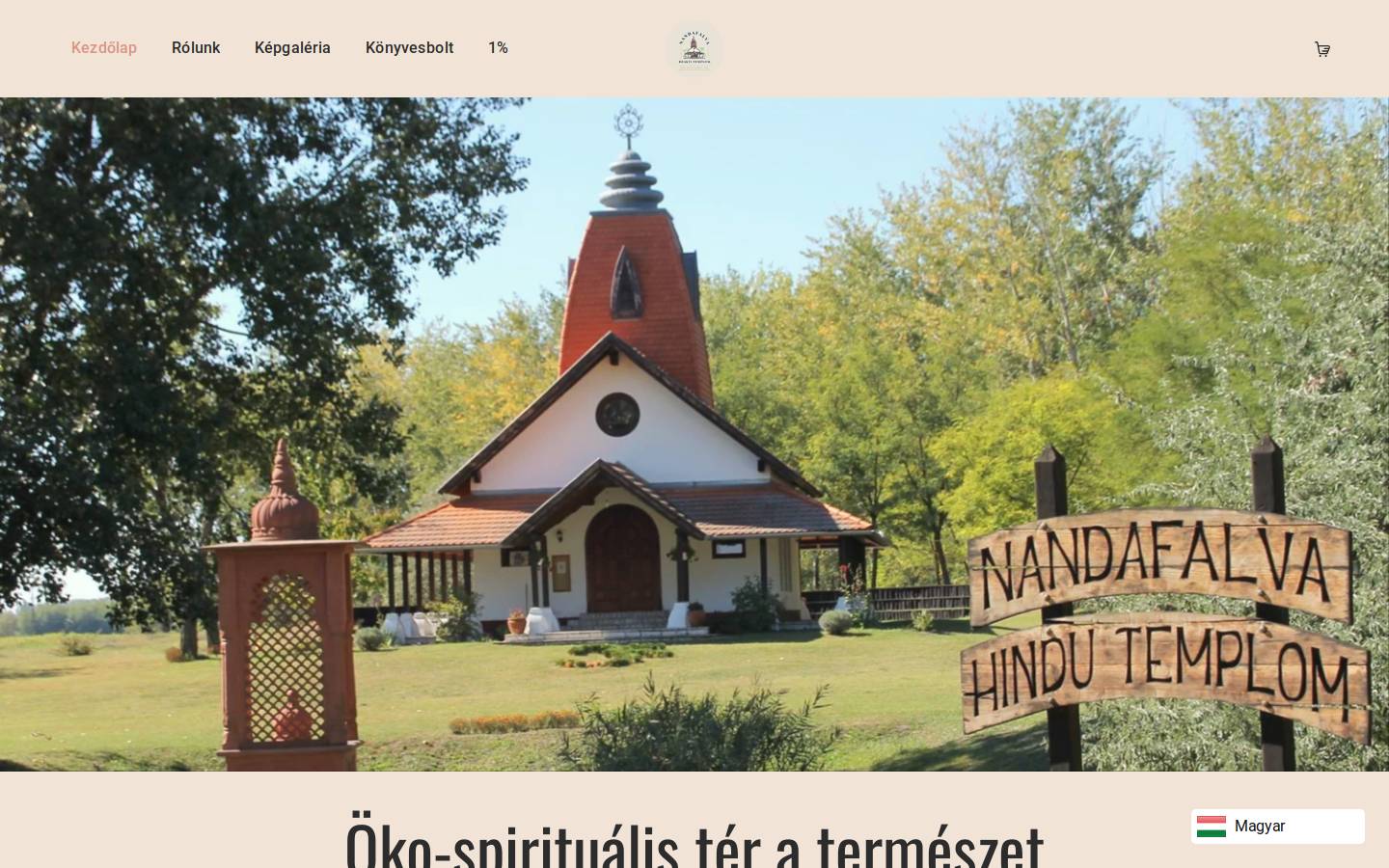 nandafalva.hu homepage screenshot