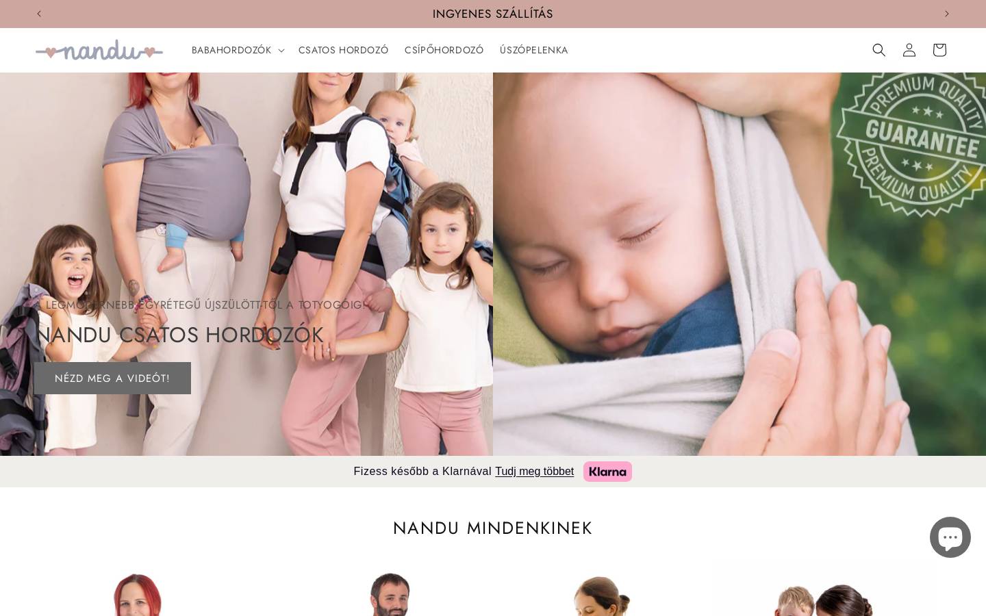 nandu-wrap.com homepage screenshot