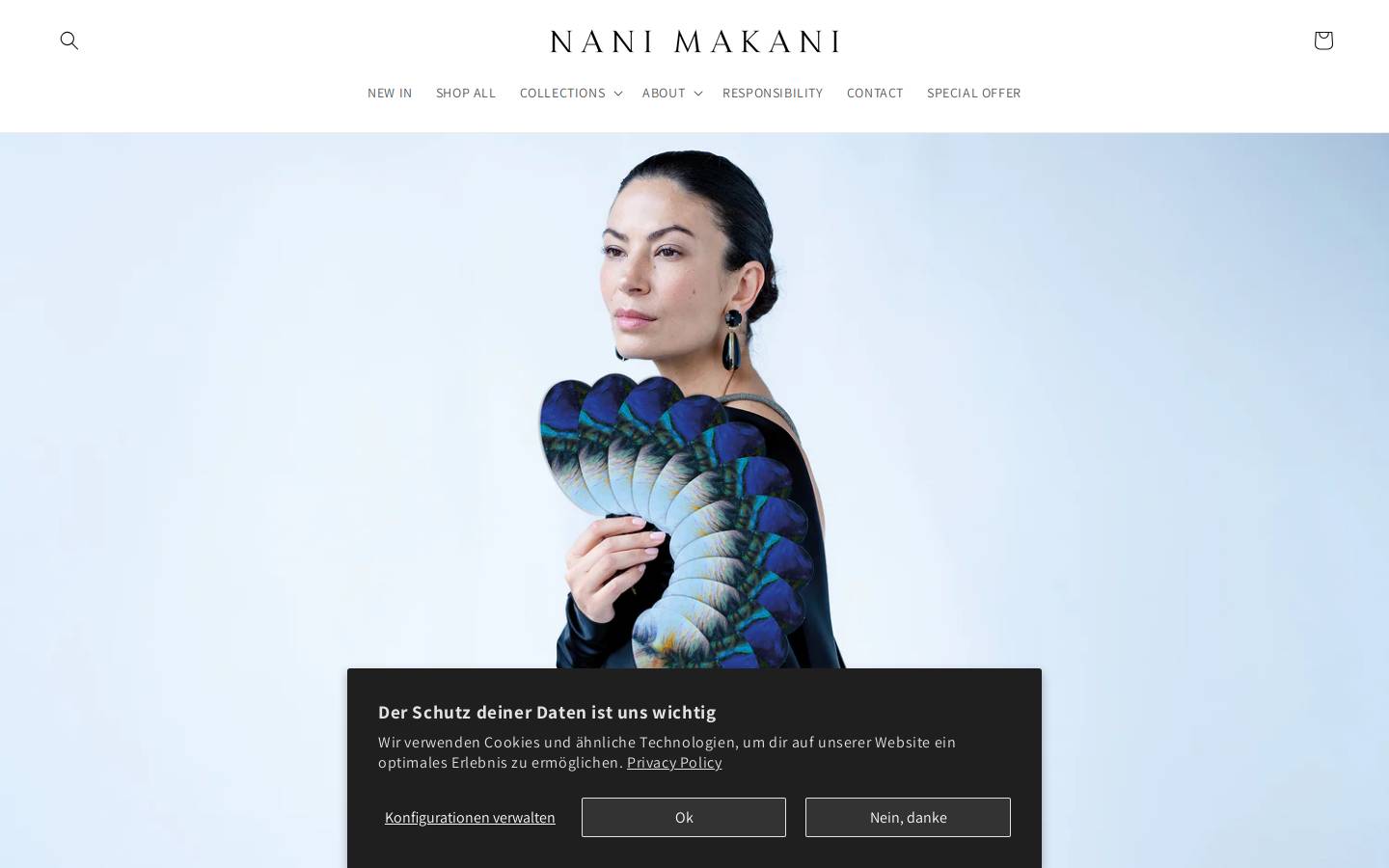 nani-makani.com homepage screenshot