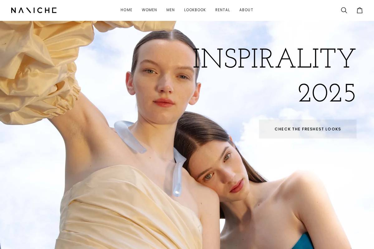 naniche.shop homepage screenshot