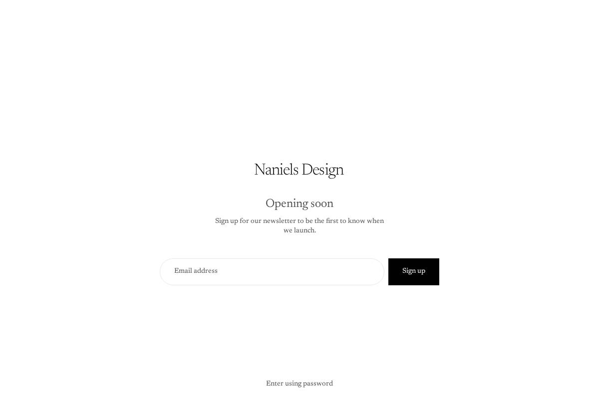nanielsdesign.com homepage screenshot