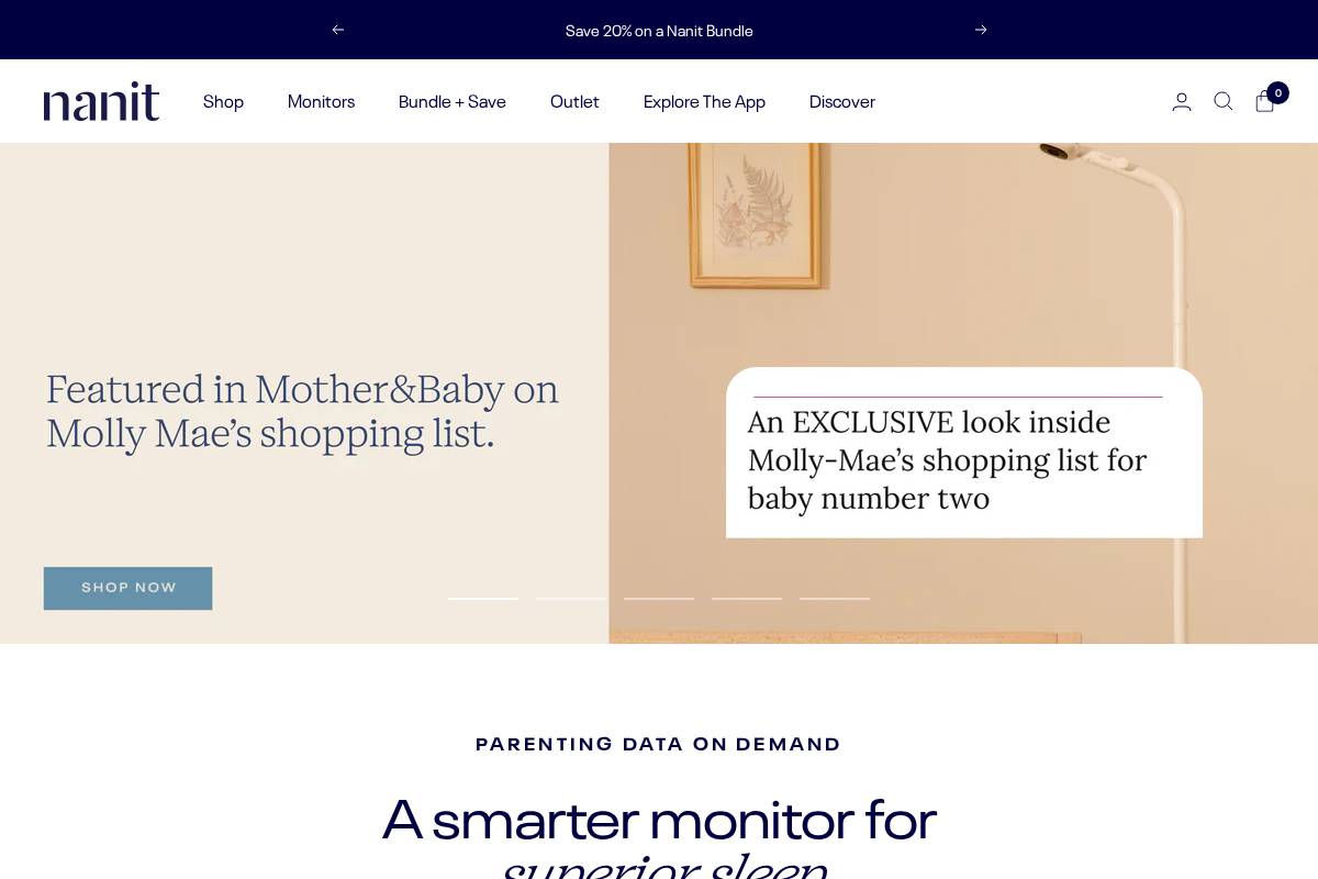 Nanituk homepage screenshot