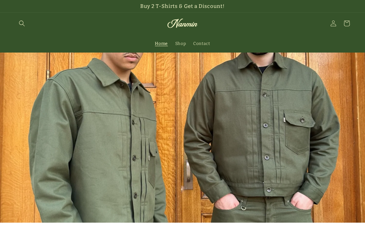 nanmin homepage screenshot