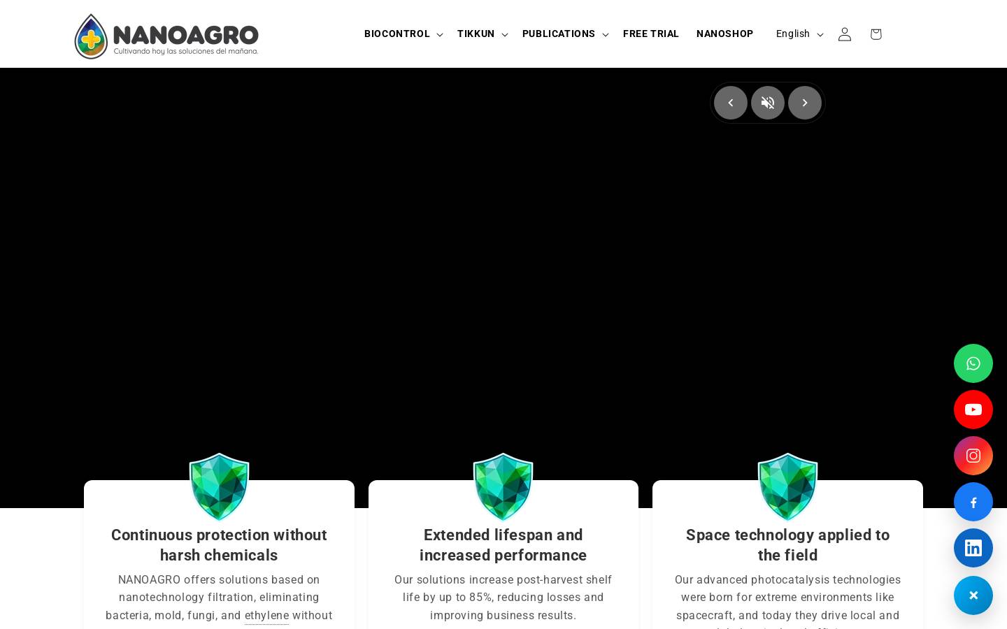 nano-agro.com homepage screenshot