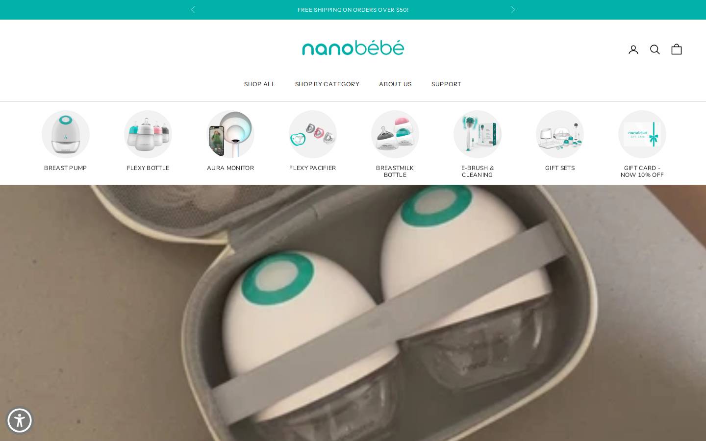 Nanobébé homepage screenshot