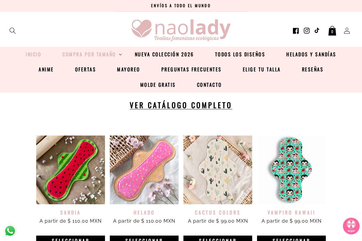 naolady.com homepage screenshot