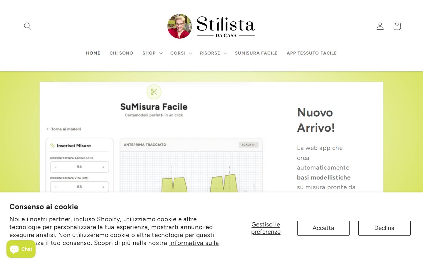 naomigosio.it homepage screenshot