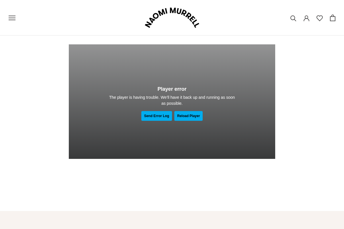 Naomi Murrell homepage screenshot