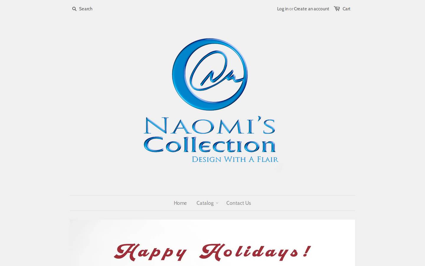naomiscollection.com homepage screenshot