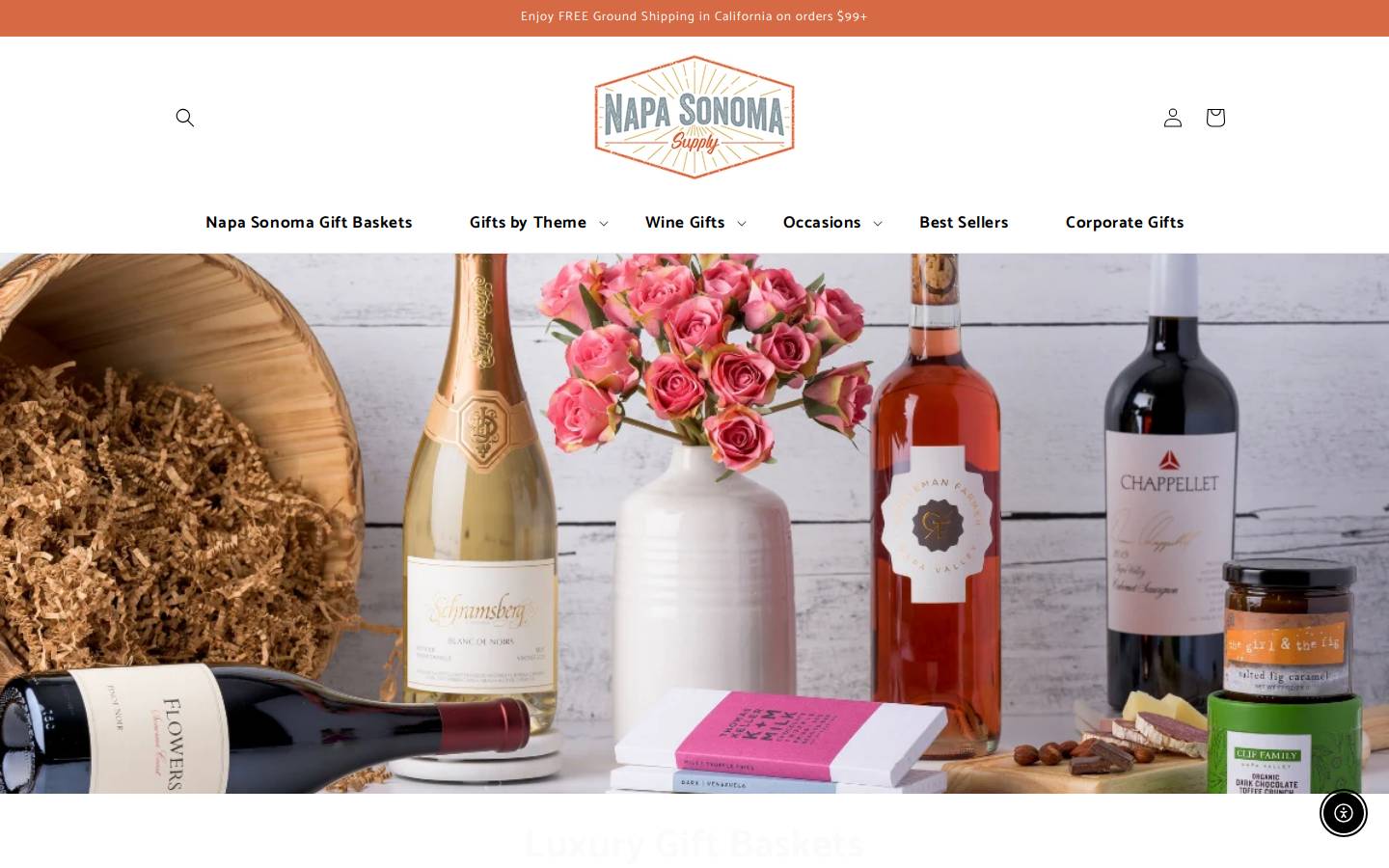napasonomasupply.com homepage screenshot