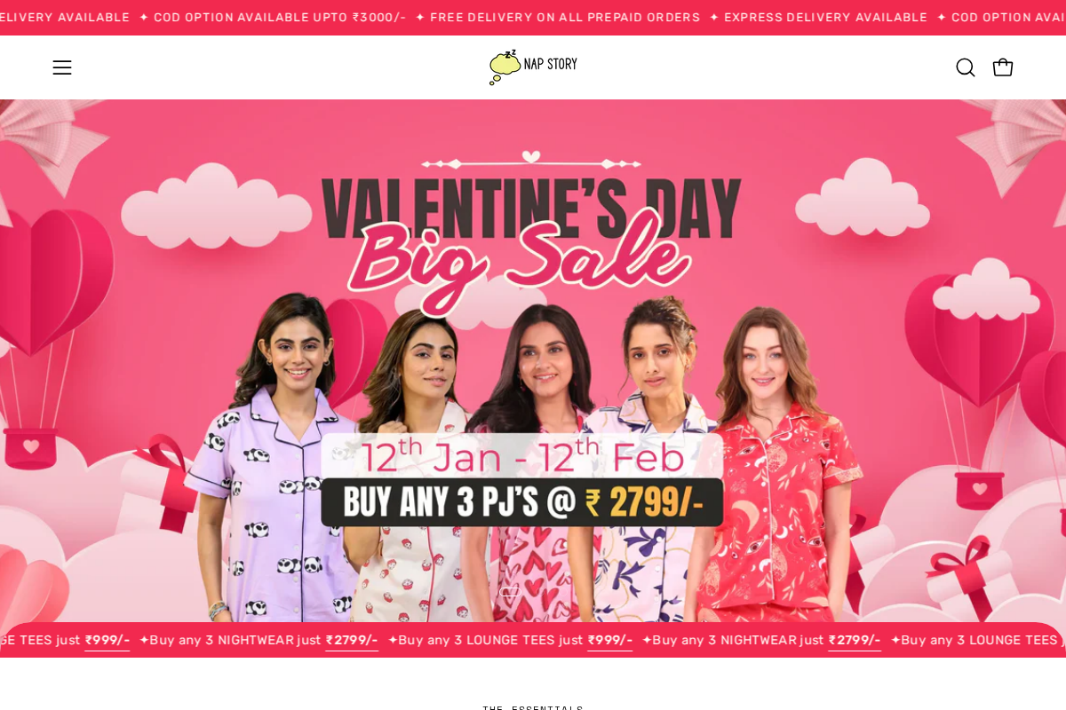 NapStory homepage screenshot