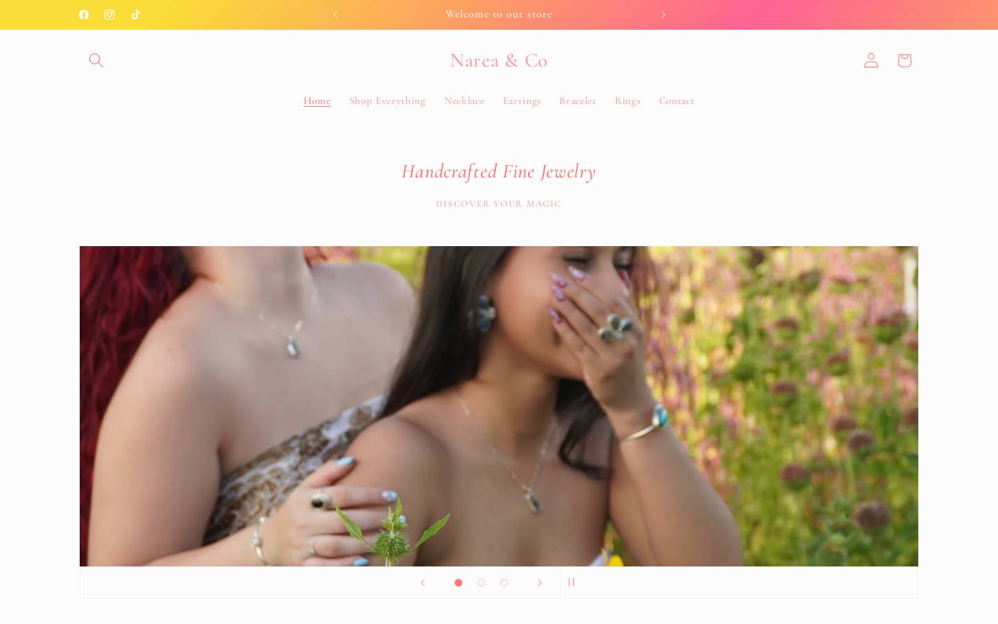 narea.co homepage screenshot