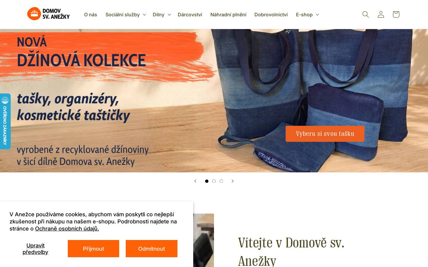 naseanezka.cz homepage screenshot