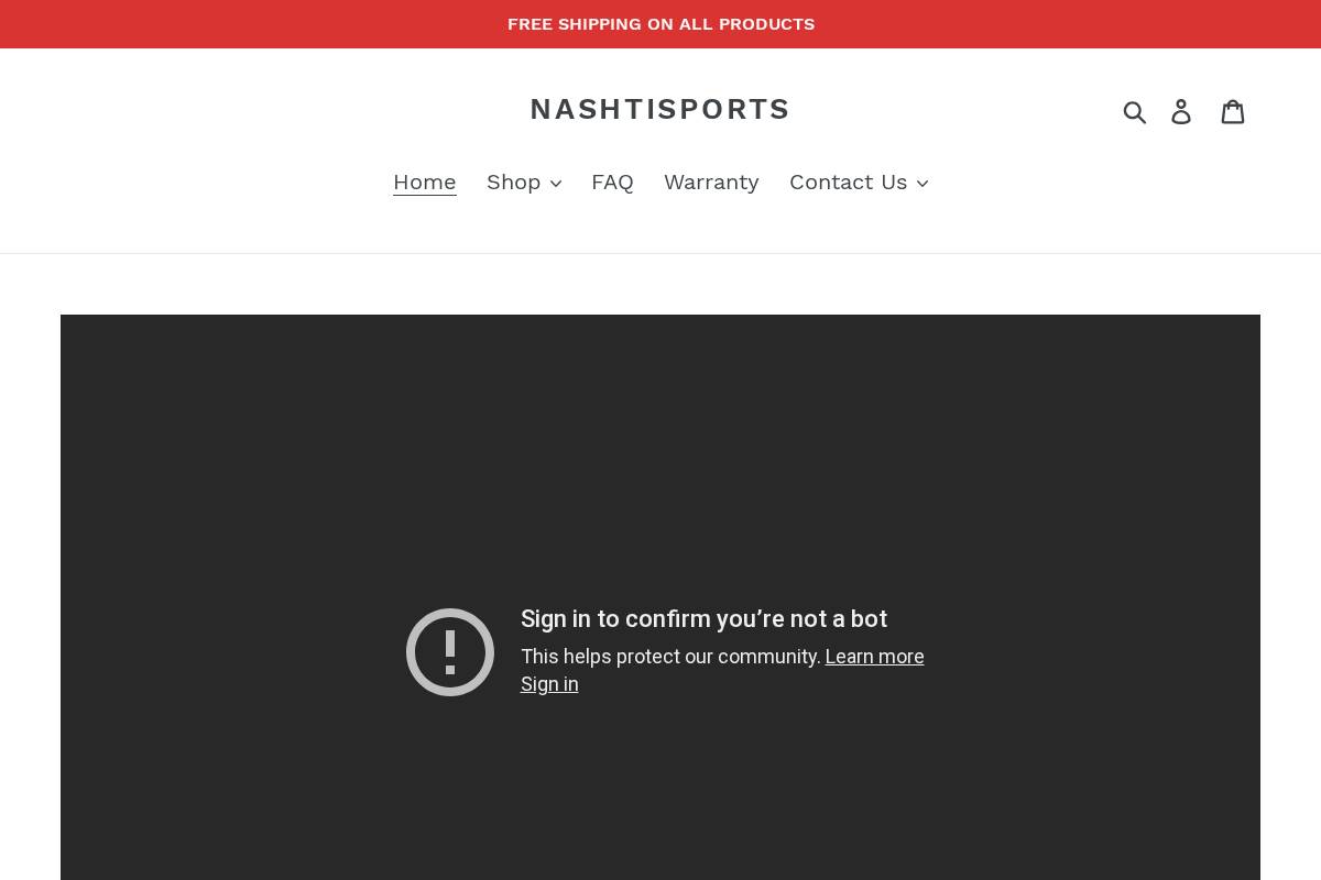 nashtisports.com homepage screenshot