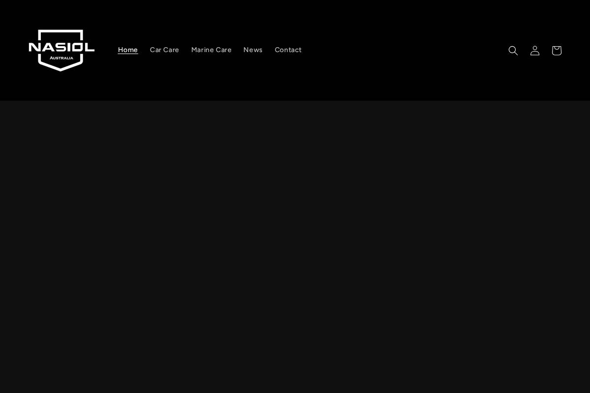 nasiol.com.au homepage screenshot