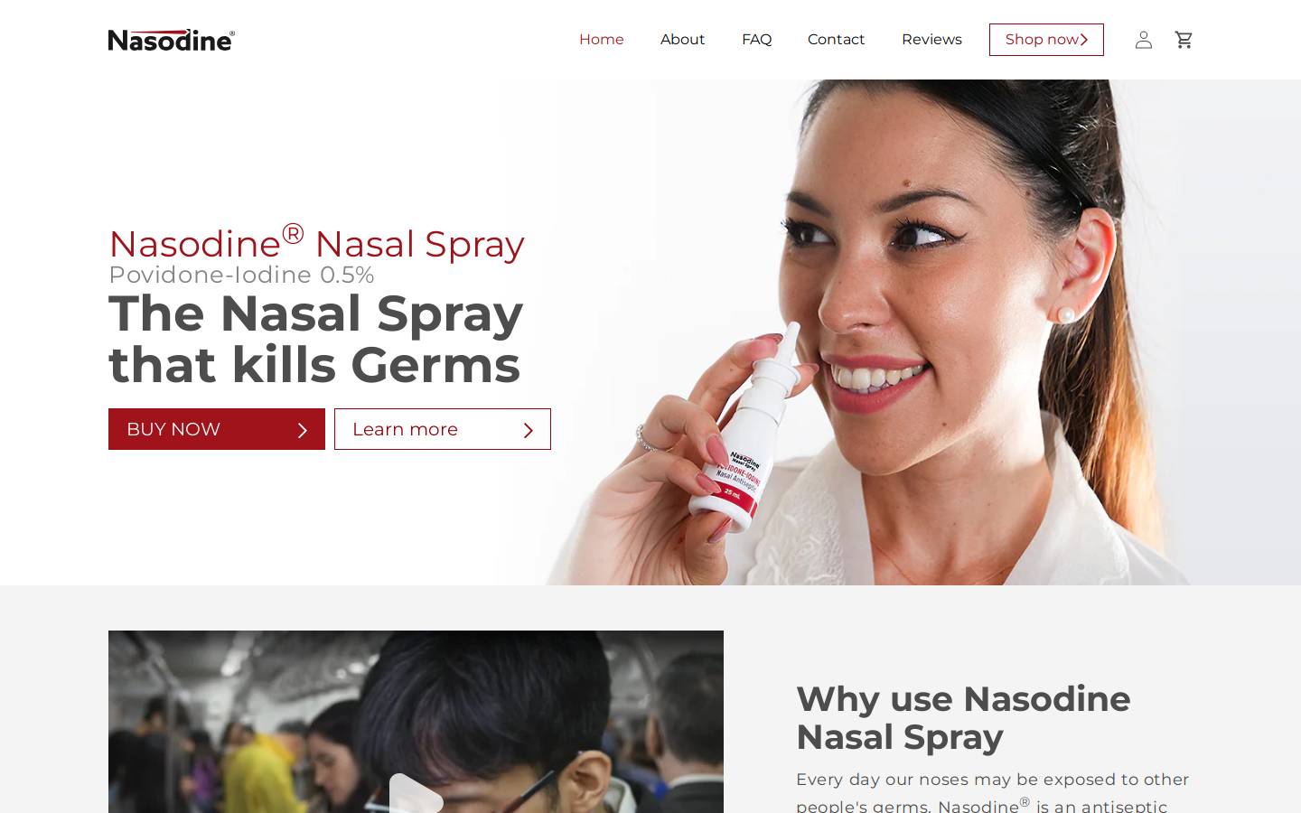 nasodine-sg.com homepage screenshot